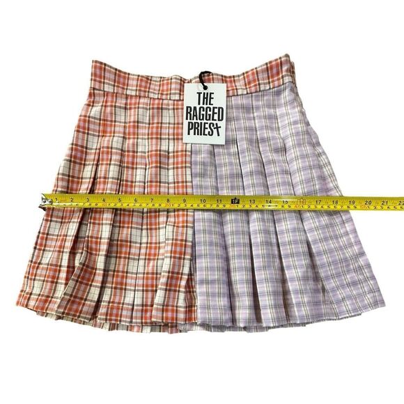 NWT The Ragged Priest Seeker Pleated Mini Skirt Y2K Academia School Girl Size XS - Picture 12 of 15